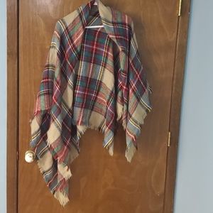 Plaid Scarf/Wrap